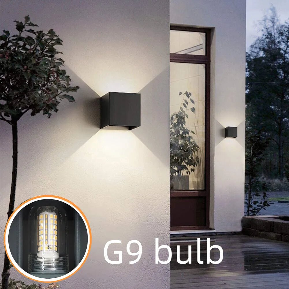 BlockGlow – Waterproof LED Wall Light with Replaceable G9 Bulb