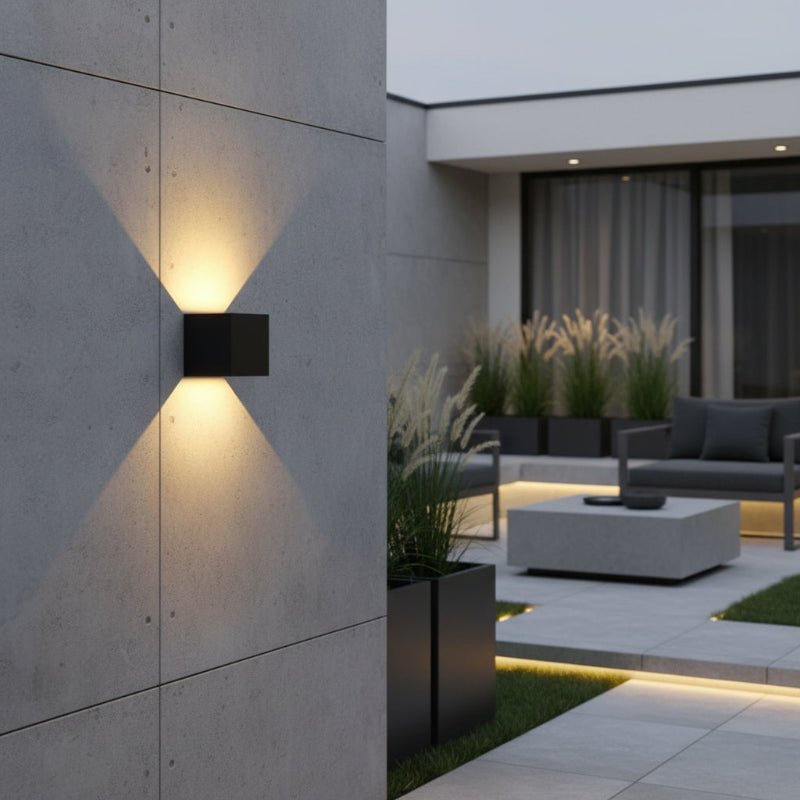 BlockGlow – Waterproof LED Wall Light with Replaceable G9 Bulb