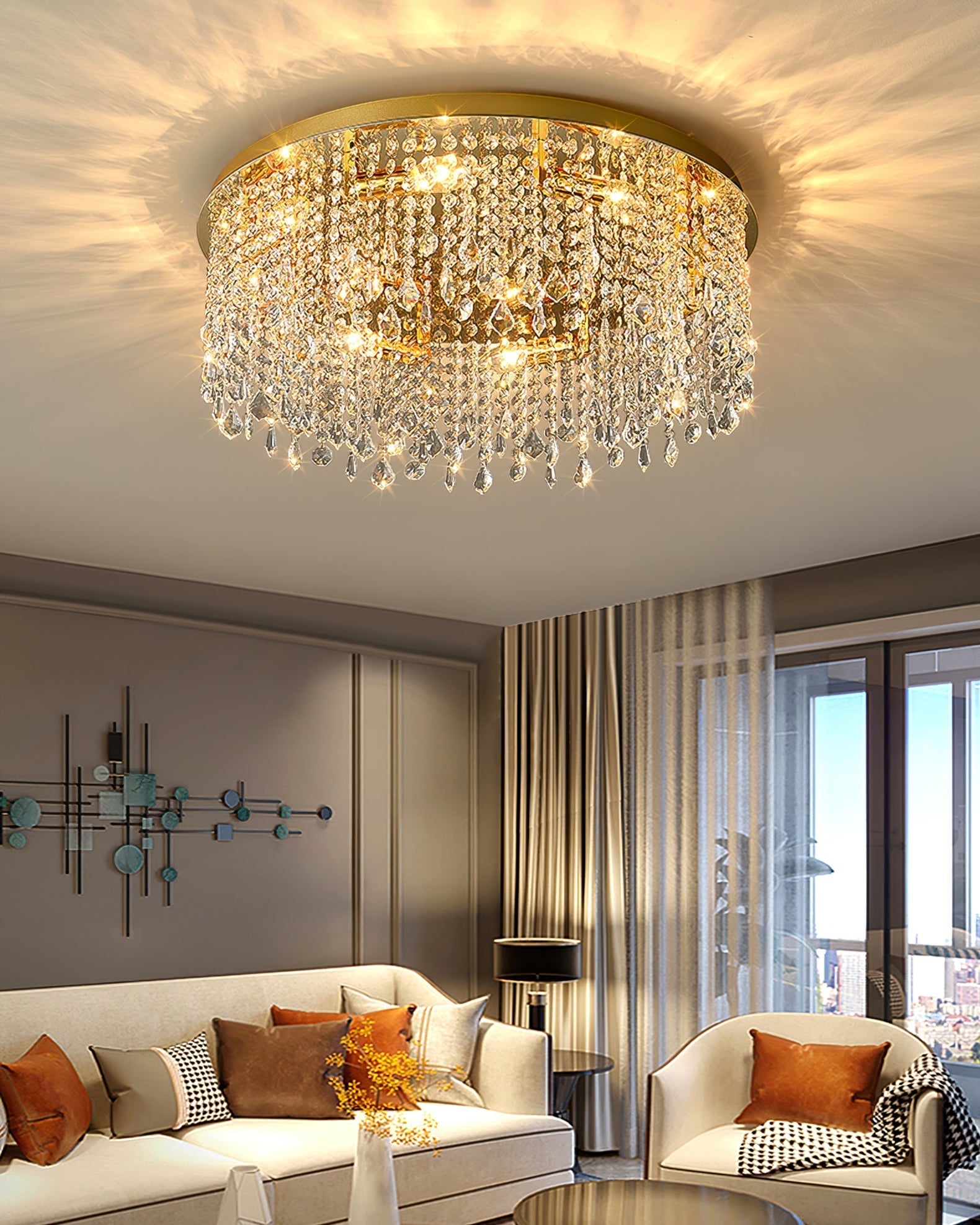 BeamElegance - Luxury Ceiling Fixture