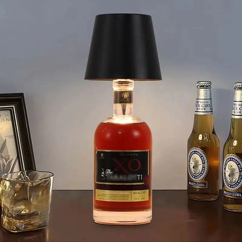 BrightVino – Dimmable LED Table Lamp with 3 Color Modes & USB Charging