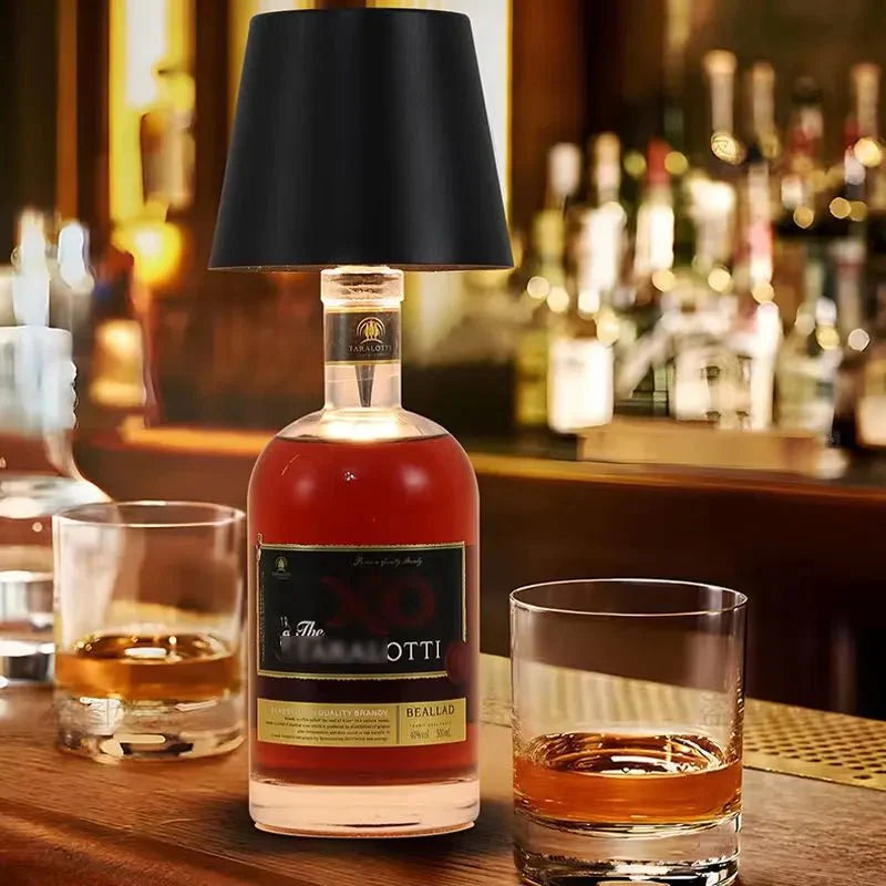 BrightVino – Dimmable LED Table Lamp with 3 Color Modes & USB Charging