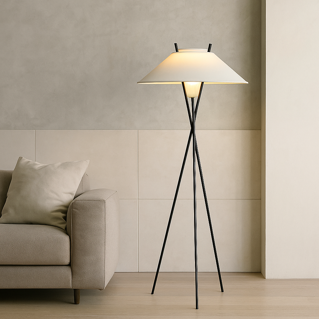 Solenithra | Modern Jubilee Fabric Floor Lamp