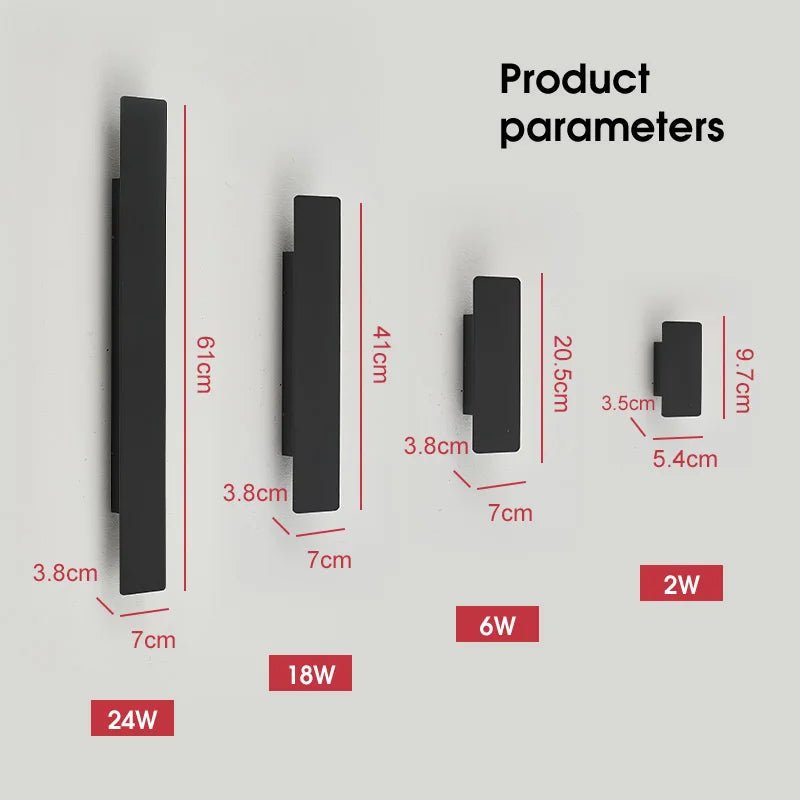 WallProLux – Waterproof LED Aluminum Wall Light for Indoor & Outdoor Use